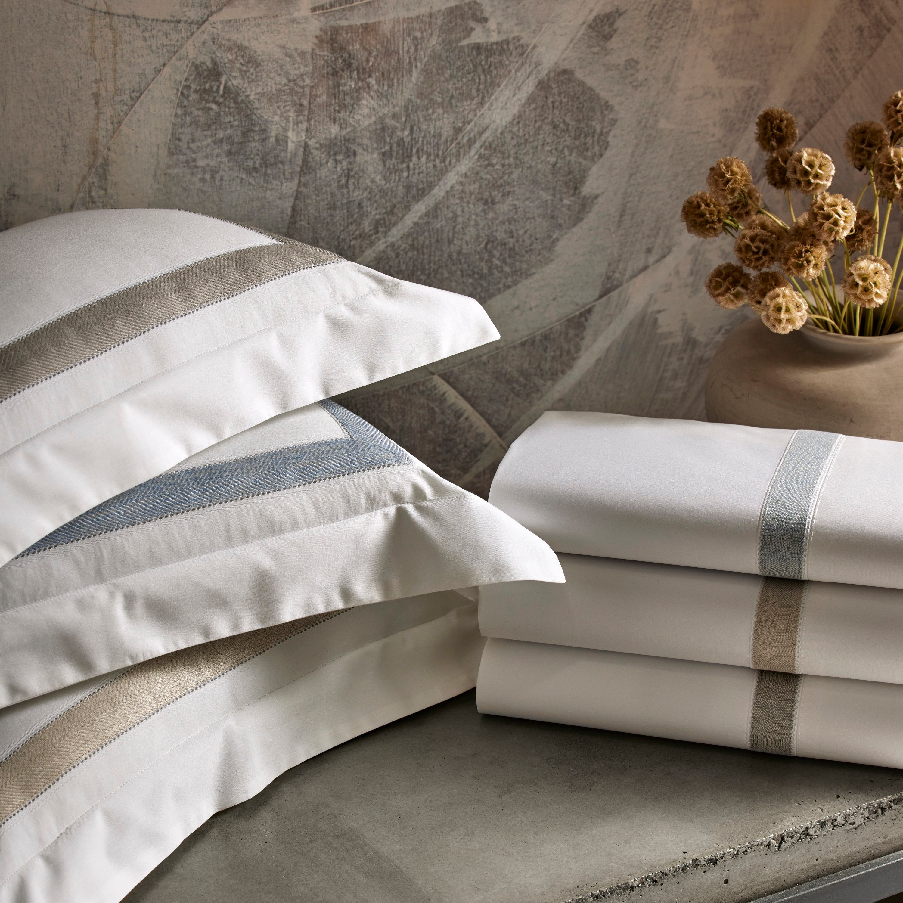 Yves by Home Treasures | 600-thread Count Italian Percale, Handcrafted ...